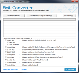Run the EML Converter software