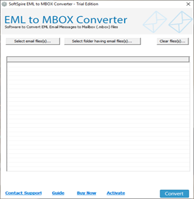 Run the EML to MBOX Converter software