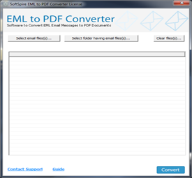 Run the EML to PDF Converter software