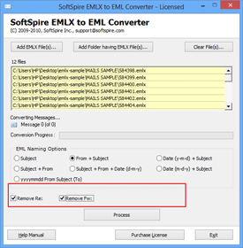Remove Replied and Forwarded EMLX files
