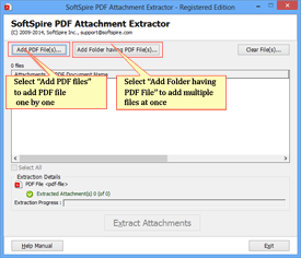Add PDF file to Extract Attachments