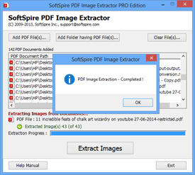 Completed PDF Image Extraction