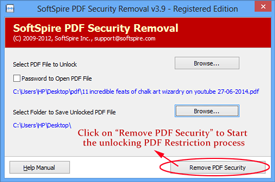 Remove PDF Security