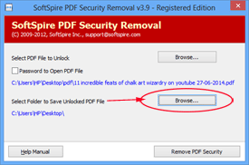 save unlocked PDF file