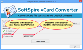 Convert vCard to Excel/CVS and Outlook