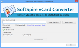 Launch vCard Converter
