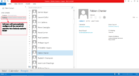 Open & View Converted Contacts into Outlook