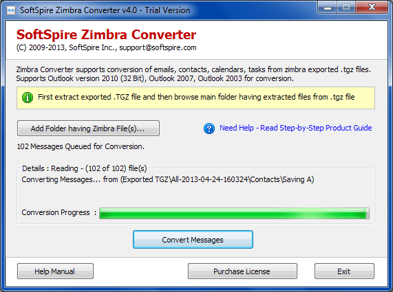 Zimbra Converter 6.1