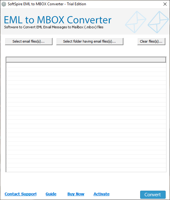 SoftSpire EML to MBOX Converter screenshot