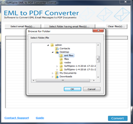 Choose EML files