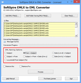 select file renaming option