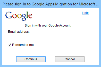 log In to Google Account