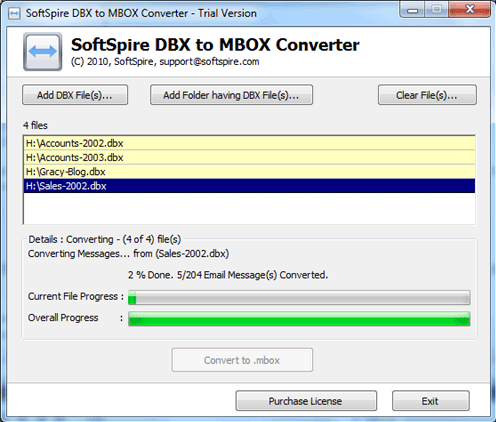 Windows 7 Convert DBX to MBOX 2.6 full