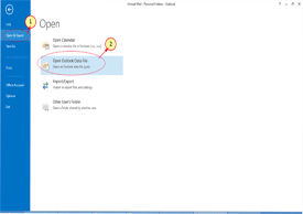 open pst in outlook